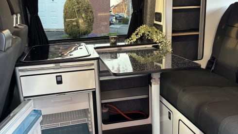 4 berth Volkswagen campervan from 2016