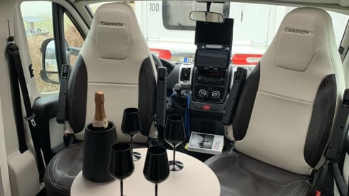 4 person very spacious Chausson camper 2019