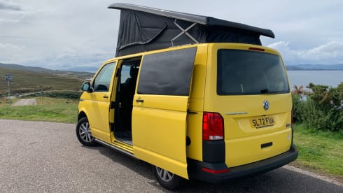 Sunny – Luxury VW Campervan for Hire. Based in Glasgow, Scotland. 