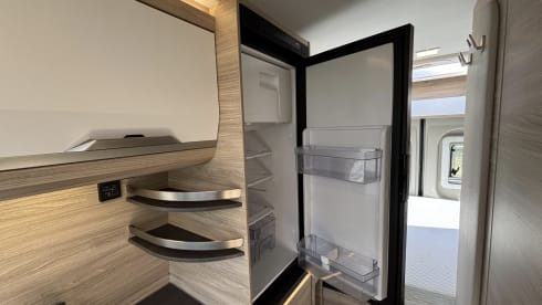 New camper van, 2 sleeping places and bicycle carrier