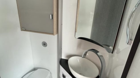 Spaßmobil – Only built this year: Pössl Summit for 5 vacationers