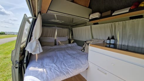Restored Volkswagen T3 campervan from 1987