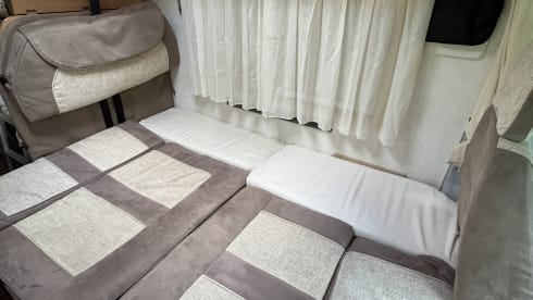The bus – 4 berth, fully loaded 