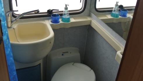 Our faithful Ford Rimor family camper for rent