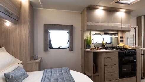 Ted – Elddis Autoquest 150. 2023 Luxury 4 berth motorhome. Known as ''Ted''.