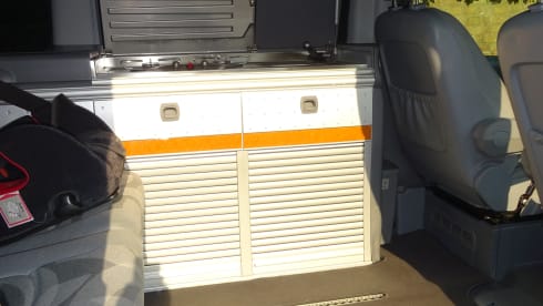 Discover Luxury and Adventure with our well-equipped Mercedes camper van!