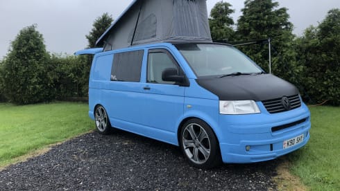 Bluebell – VW T5 pop top 4 posti letto.