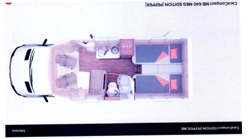 Roxi – Beautiful, luxury Dethleffs semi-integrated camper (4p) from 2021 (incl. Maxx fan!)