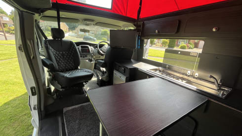 Calipso – 2 berth vauxhall Vivaro campervan  2013