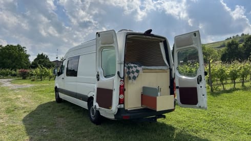 Volkswagen gezinscamper (volledig uitgerust) – 4-seater Volkswagen bus from 2016