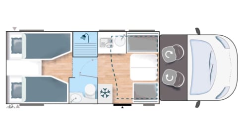 Rientje – 4p Chausson 777 titanium Premium Full Option Semi-Integrated 023