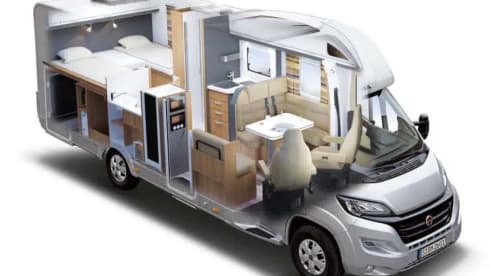 Fully and very luxuriously equipped 2-person (max 3) Adria Matrix Suprème 