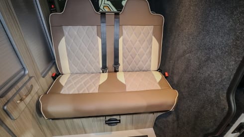 Vanellope – Lernen Sie Vanellope kennen – ein moderner VW T6.1 Campervan (Baujahr 2020), ULEZ-konform, mit 4 Schlafplätzen