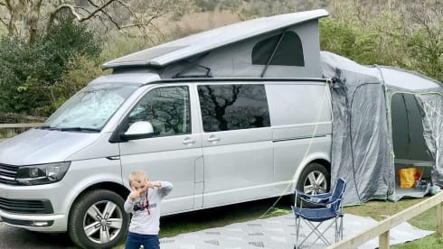 4 berth Volkswagen campervan from 2015