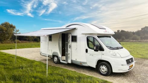 4 person Roller Team semi-integrated camper from 2014