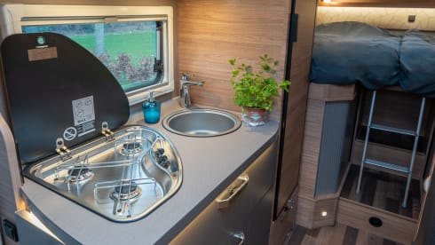 Pepper 2 – New and luxurious Topcamper, automatic transmission, air conditioning, and 180 hp! Our Pepper 2