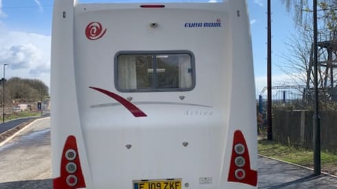Harlie – 6 berth Euramobil Activa 820 HS 3.0L tag axle 