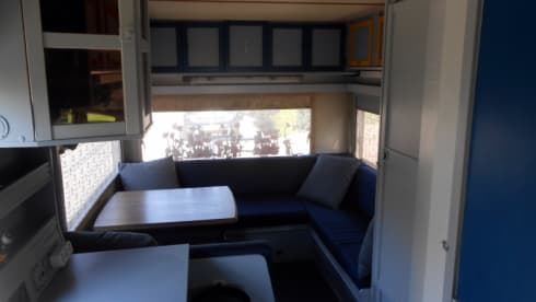 koetje – is a great family camper for 5-6 people and 2 m headroom