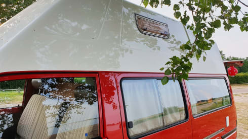 Super cool retro bus camper