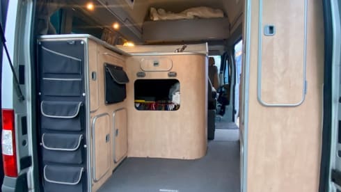 Practical and comfortable Ford Nugget with high roof