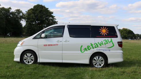 Alphard White – 2 posti letto Regno Unito ed uso europeo