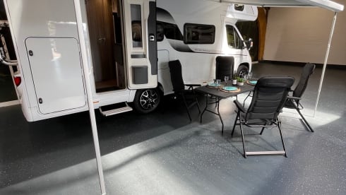6p Hobby alcove from 2022 Beautiful Camper!