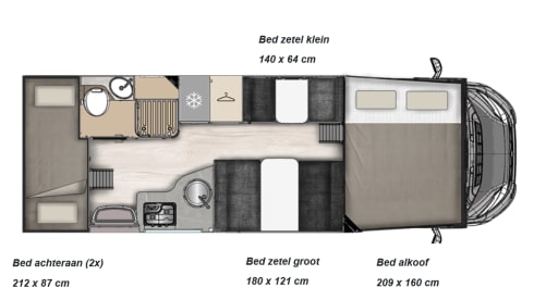 Elbot – Mclouis Alcove 5/6 people for rent - Perfect for families