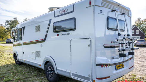 LMC Integral Camper with round seating layout