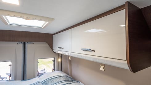 Off the Grid 1 – Brand new 6.36 bus camper with automatic transmission and solar panel, "off the grid no. 1"