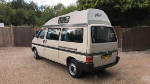 Jerry – 4berth VW T4 Hightop - a great option for couples or familes 