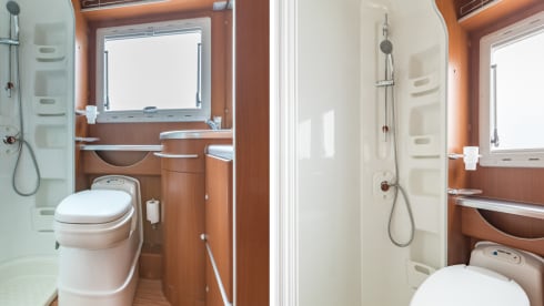 Available again for the summer. Relax with a luxury 4-6 person camper on your trip