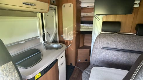 🚐 De Vrijbuiter – Super strakke , complete Fiat semi-integrated 2017