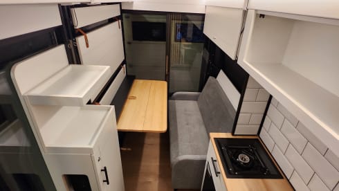 Onopvallende camper – 3p Volkswagen bus from 2020