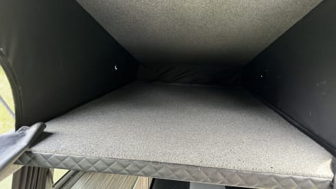 Quicksilver – Rent our Head Turning Quicksilver - LWB T5 with Pop Top roof