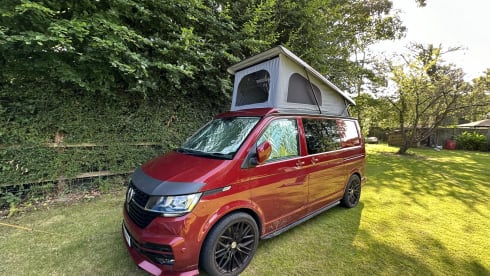 Red adventure – 4 berth Volkswagen campervan from 2020