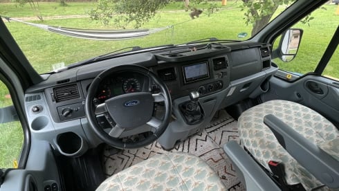 Sfeervolle off-grid gezins alkoof