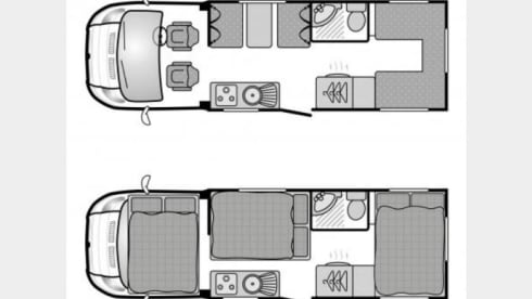 Ausgezeichneter Zustand, geringe Laufleistung 6 Schlafplätze voll ausgestattetes Wohnmobil
