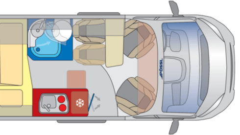 Pössl Summit Shine 540 campervan from 2022 for 2 people