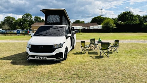 4 berth Volkswagen Transporter campervan from 2020
