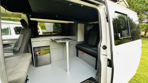 4 berth Volkswagen Transporter campervan from 2020