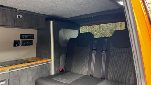 (VW004) 2023 VW T6 'Rebellion' Camper Van - sleeps 2 adults plus 2 children