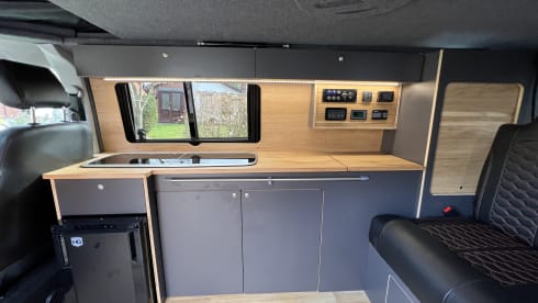 4 berth Volkswagen campervan from 2016