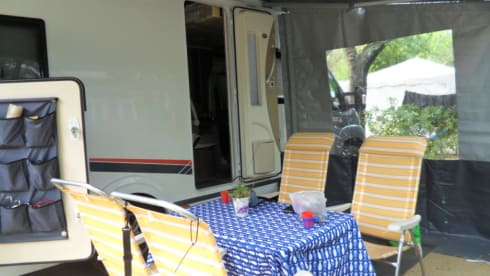 Beautiful luxury family camper Challenger Prium XG with powerful engine