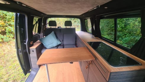 VW Transporter with luxurious interior and 