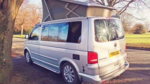 Calvin the Camper – Top Spec VW California 4 berth with night heater. Price inc insurance!