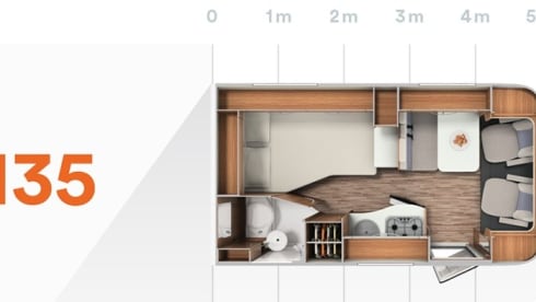 E-type – New camper TV, automatic, model 2020/2021