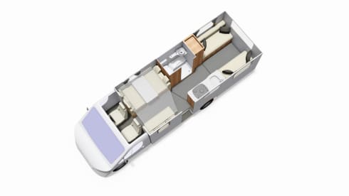 Bigz – Elddis Platinum 196, 6 couchages, 6 sièges avec ceinture 