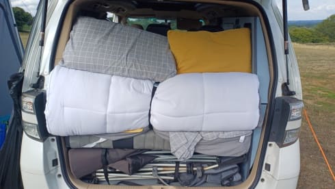 Inkling – 2012  Toyota Alphard (automatic) 4 berth campervan converted May 2024