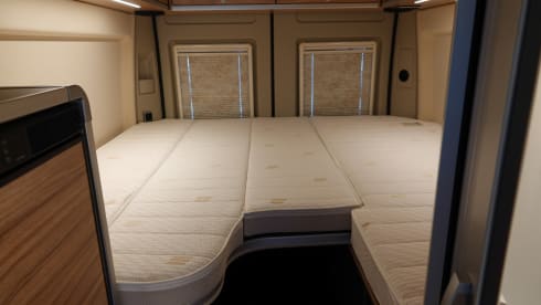 Luxury HYMER camper van 