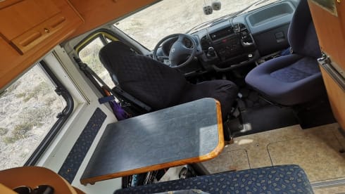Cozy and convenient bus to travel through Europe